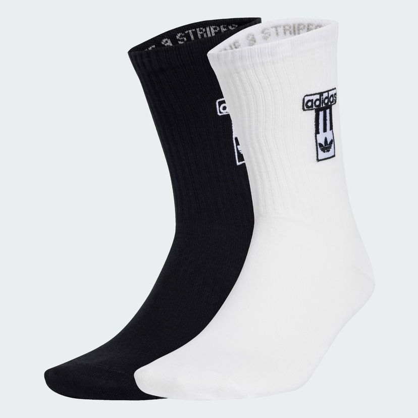 Чорапи adidas Performance Adibreak Crew Socks - 2 Pairs Бяло | JD5461