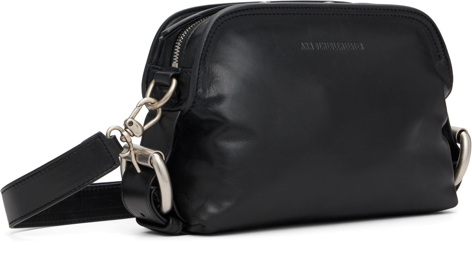 Дамска чанта Ann Demeulemeester Ann Demeulemeester Piata Leather Clutch Черно | B0012960-LT162-099, 1