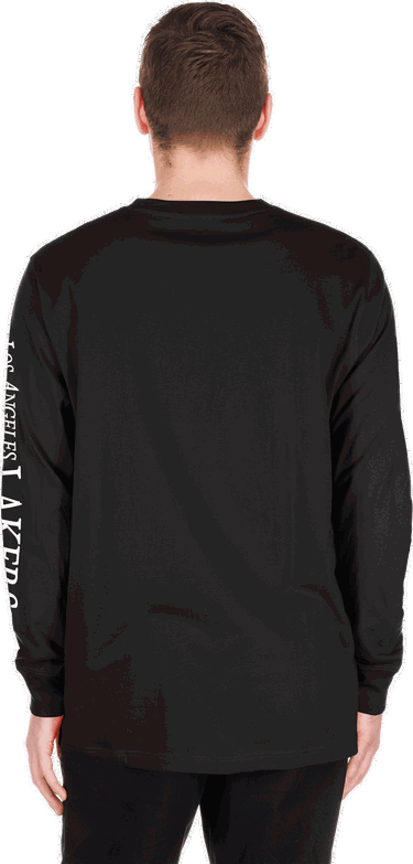 Суитчър New Era Los Angeles Lakers NBA Cartoon Basketball Oversized Graphic Sweatshirt Черно | 60661659-60661659, 3