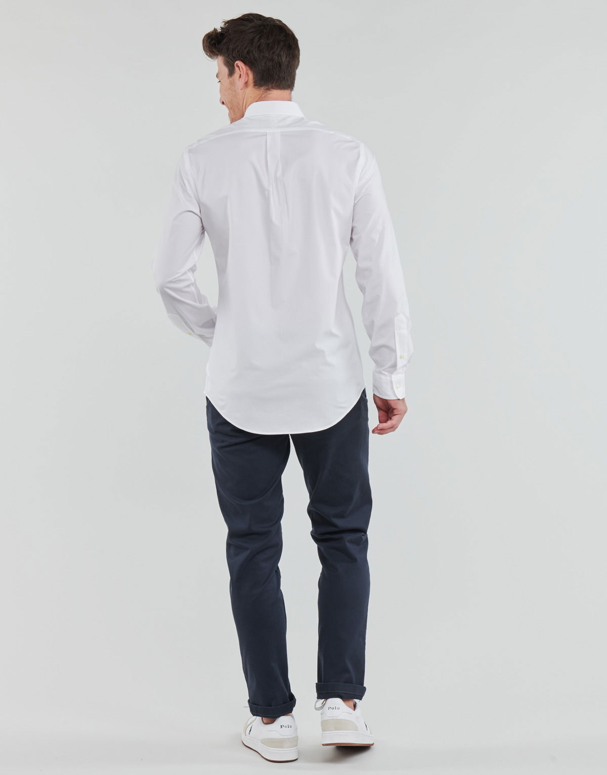 Риза Polo by Ralph Lauren Long sleeved Shirt Бяло | 710928254002=710832480002-NOS, 1