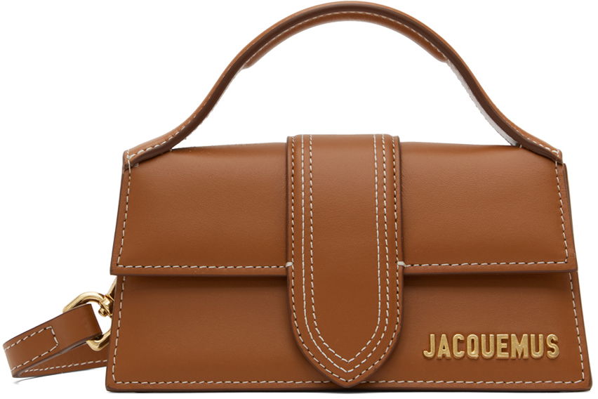 Чанта през рамо Jacquemus Le Raphia 'Le Bambino' Clutch Кафяво | 22H213BA006-3072, 0