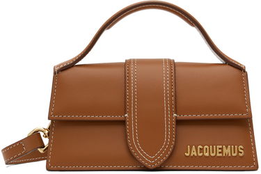 Чанта през рамо Jacquemus Le Raphia 'Le Bambino' Clutch Кафяво | 22H213BA006-3072, 0