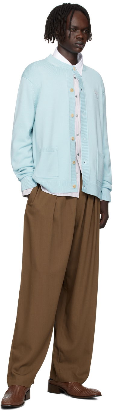 Пуловер Acne Studios Acne Studios Crewneck Cardigan Синьо | B60385-, 3