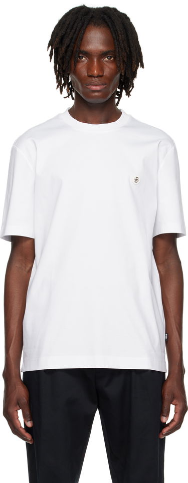 Тениска BOSS BOSS Regular-Fit Monogram T-Shirt Бяло | 50520298, 0