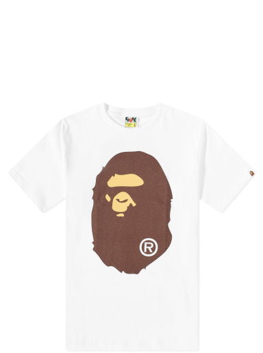 Тениска BAPE Classic Big Ape Head T-Shirt White Бяло | 001TEJ301003M-WHT