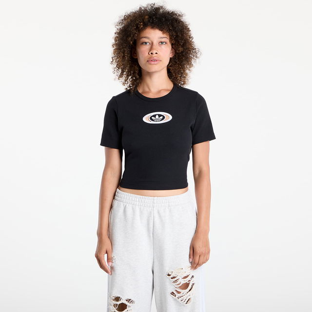 adidas Originals Campus 2000 Rib Crop T-Shirt