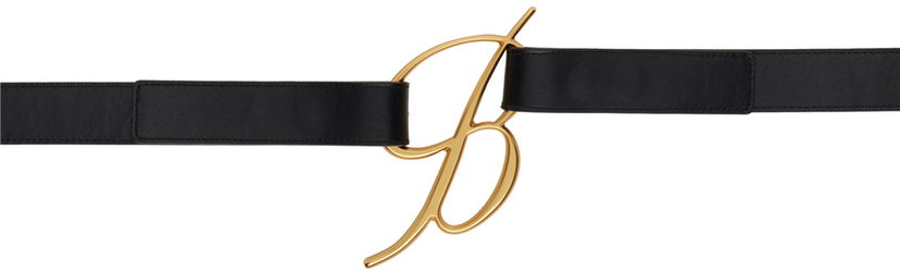 Колани Blumarine Logo Buckle Leather Belt Черно | P422W252A