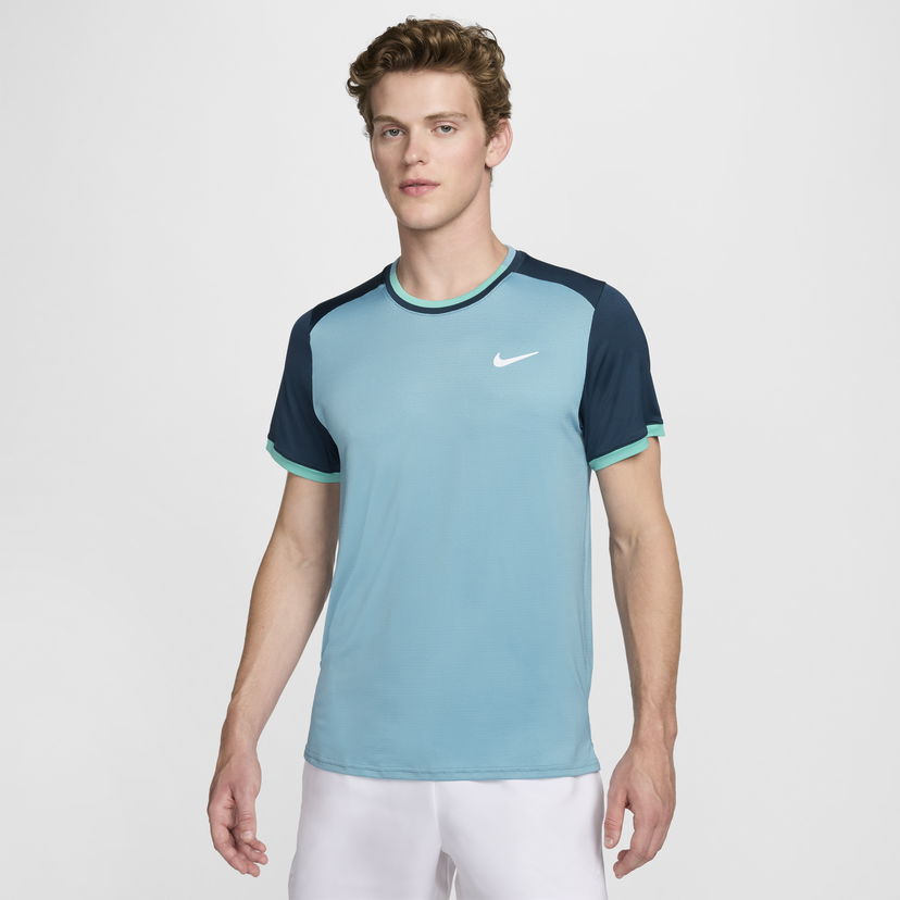 Тениска Nike Dri-FIT Court Advantage Тюркоазено | FD5320-464