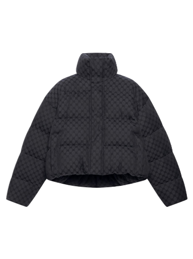 Пухо яке Gucci Balenciaga x The Hacker Project Hacker BB Puffer Jacket Черно | 681883TLO531269