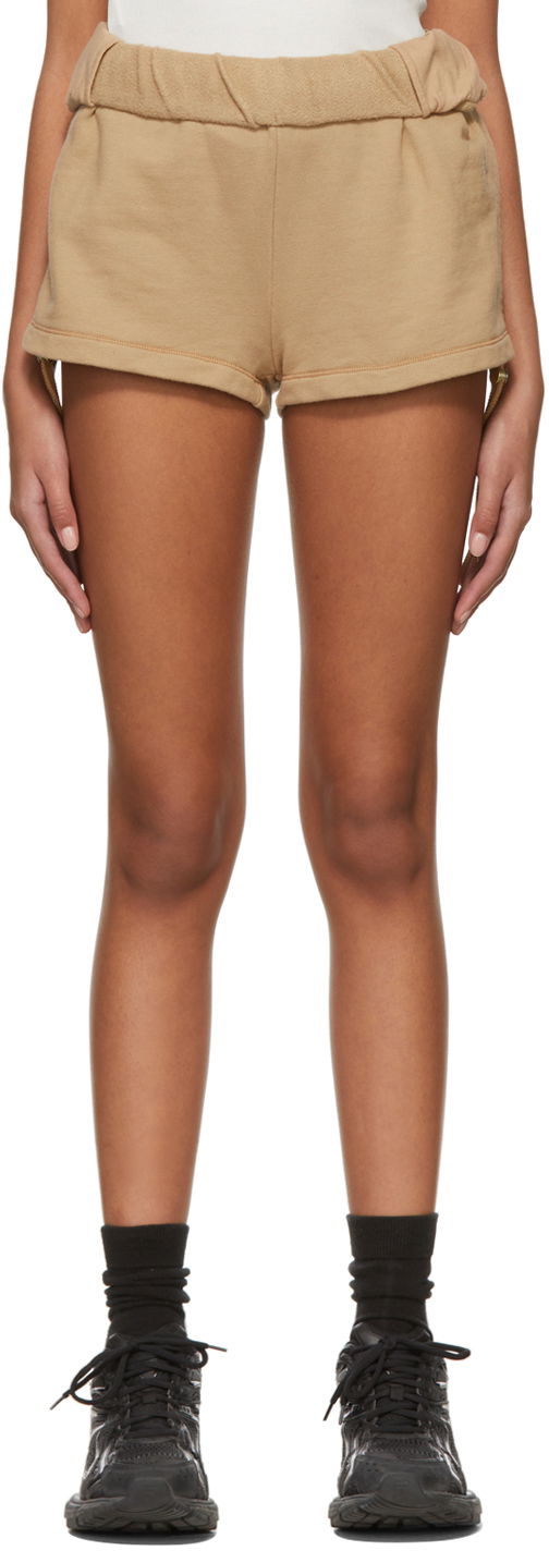 Къси панталони Dion Lee Dion Lee Cotton Shorts Бежово | C2037S22, 0
