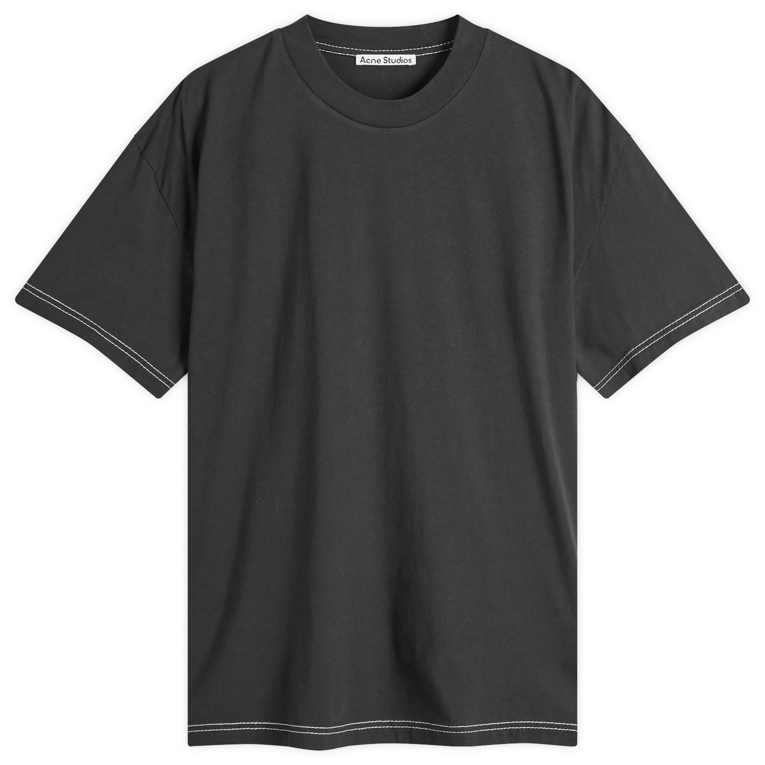 Тениска Acne Studios Acne Studios Eresa U Autograph Logo T-Shirt, Size X-Small Черно | CL0388-BM0, 0