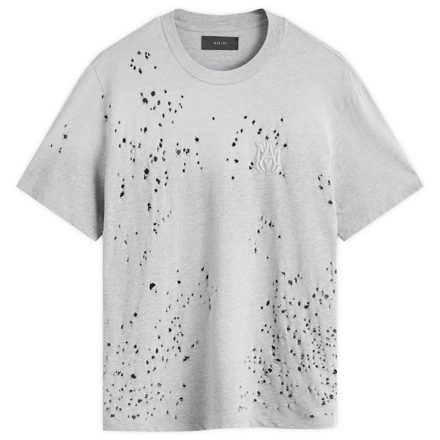 Тениска AMIRI Shotgun Embroidered Logo T-Shirt Сиво | AMJYTE1059-030, 0