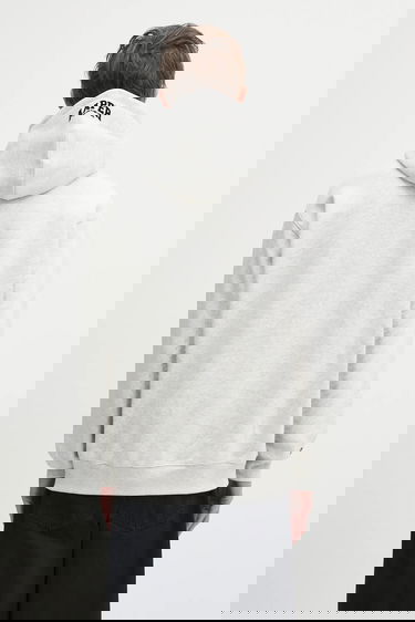 Суитчър AAPE by A Bathing Ape Aaper Laper Apes and Planet Earth Graphic Hoodie Сиво | AAPSWMC370XAP, 2