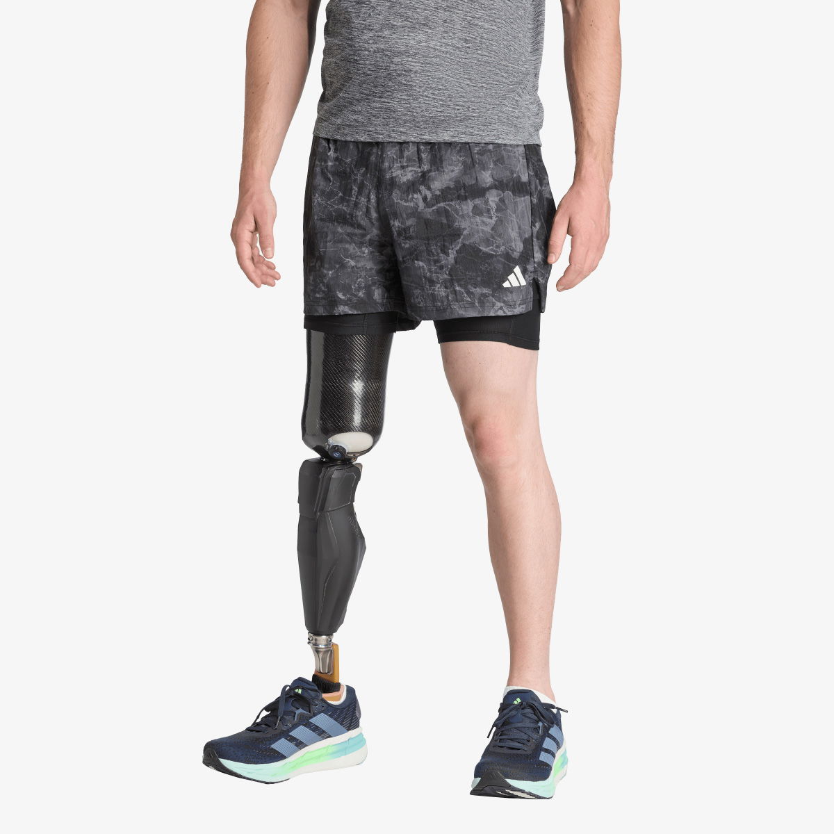 Къси панталони adidas Performance Own The Run Spray Dye 2-in-1 Shorts Черно | JN9680, 1