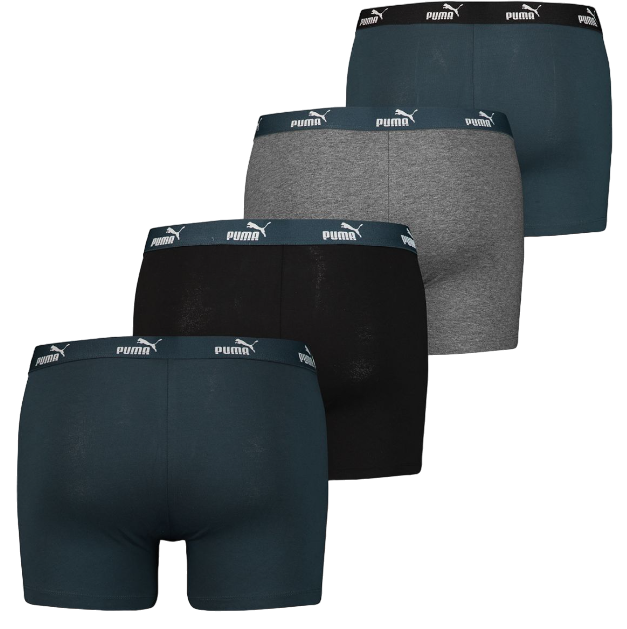 Боксерки Puma Promo Solid Boxer 4 Pack Многоцветен | 701223688-003, 1