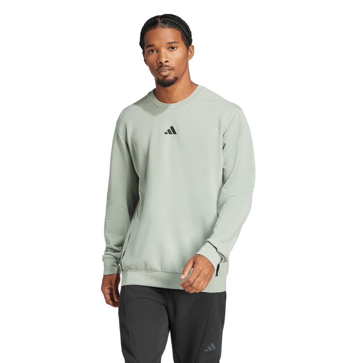 Суитчър adidas Originals D4T Crewneck Sweatshirt Зелено | JI8166, 0