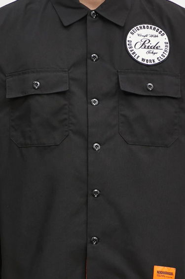 Риза Neighborhood NEIGHBORHOOD Classic Work Shirt Черно | 242TSNH.SHM01, 3