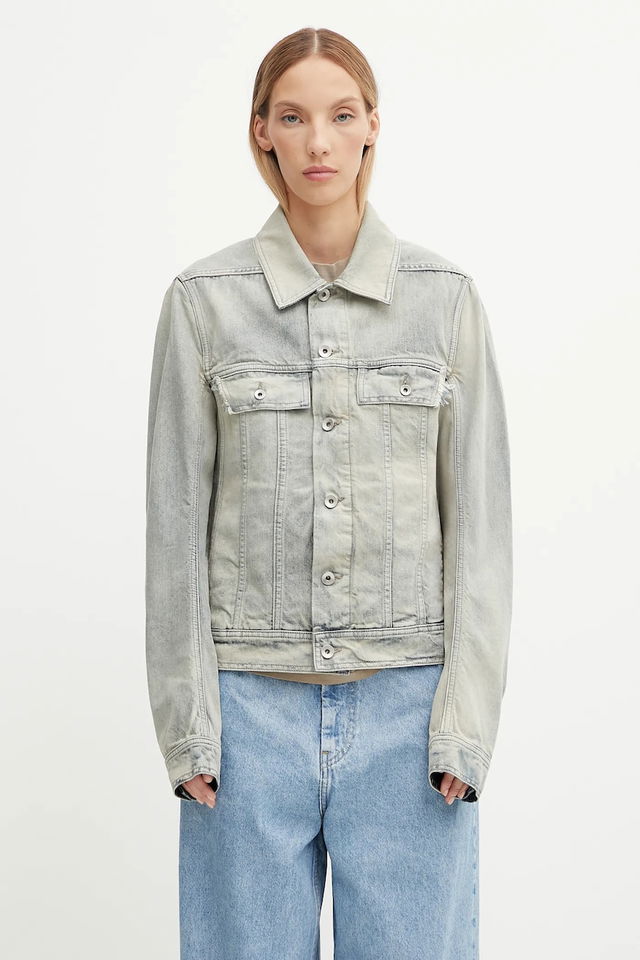 Rick Owens DRKSHDW Trucker Worker Denim Jacket