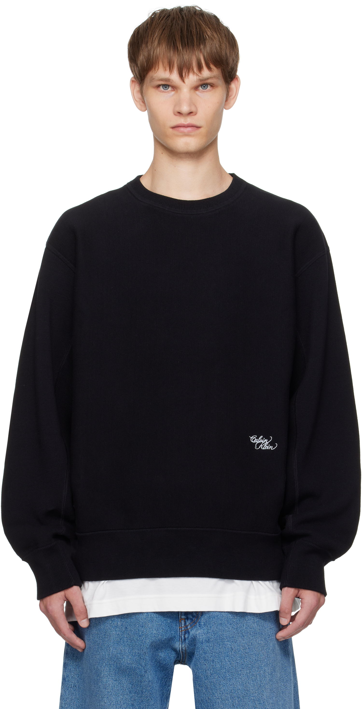 Пуловер CALVIN KLEIN Calvin Klein Milano Knit Sweater Черно | 81B325G, 0