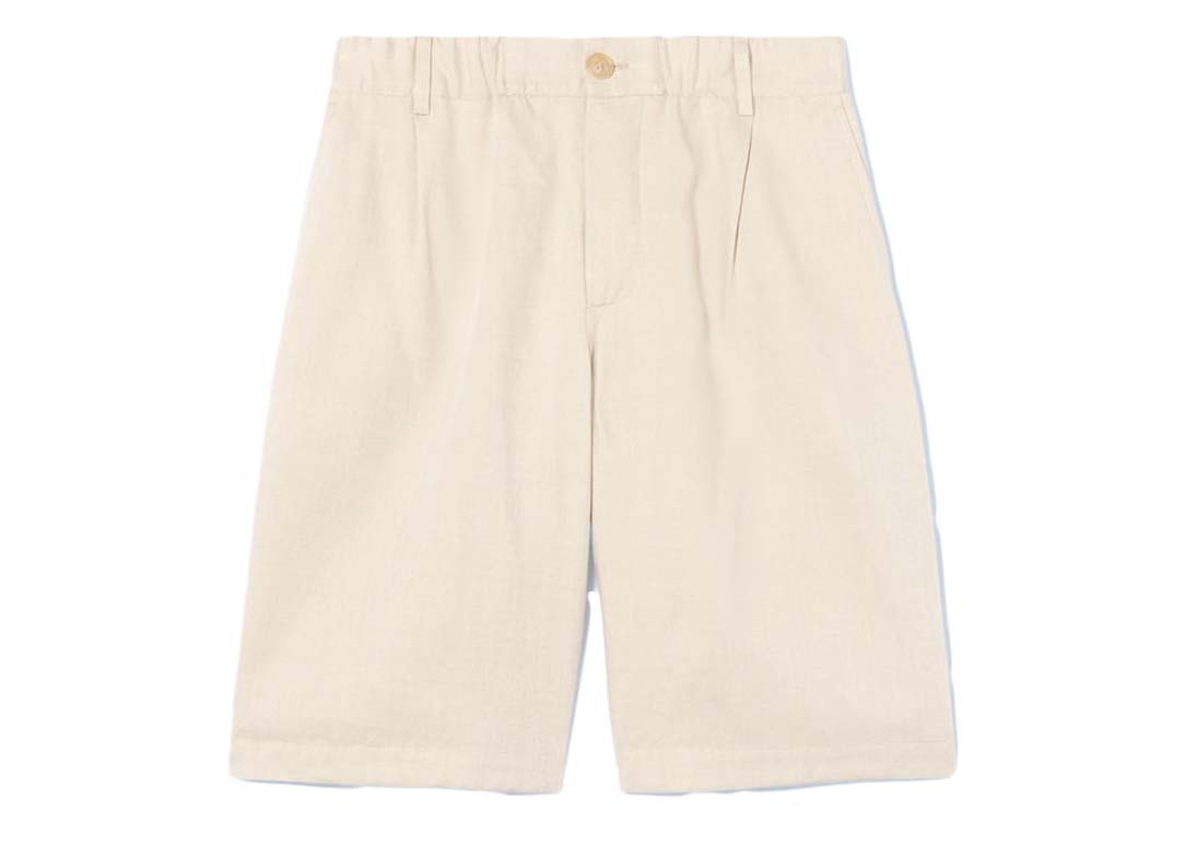 Къси панталони Jacquemus Le Short Gelati Pleated Бежово | 225PA009-1011 150, 0