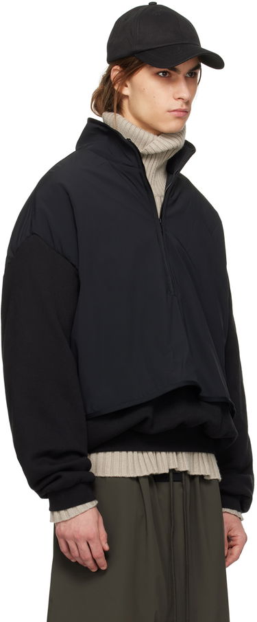 Суитчър Fear of God Fear of God ESSENTIALS Mock Neck Pullover Черно | 202SP244304F, 1