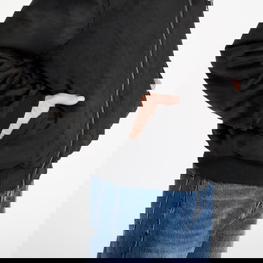 Яке бомбър Karl Kani Legacy Faux Suede Bowling Jacket Черно | PD00008935, 2