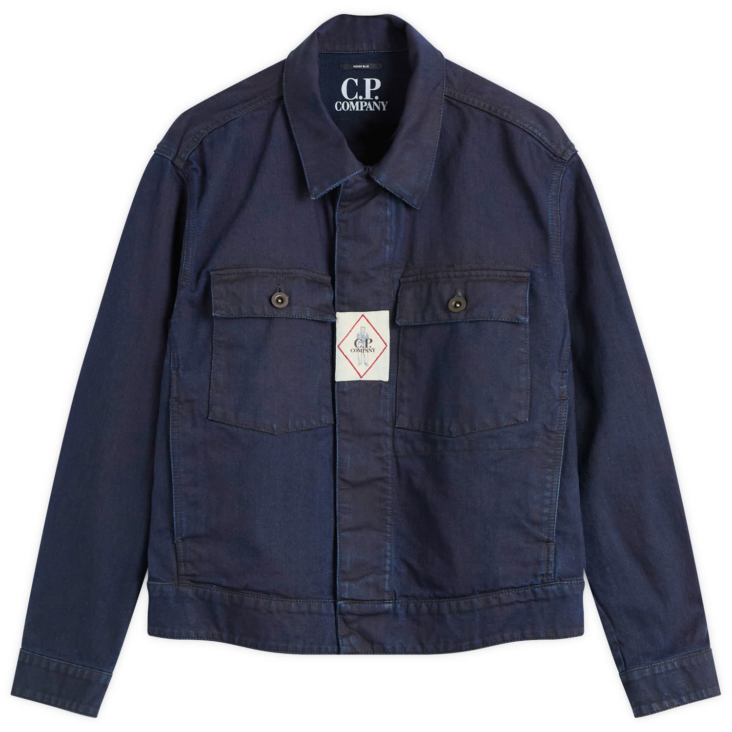 Яке C.P. Company Plated Denim Work Jacket Тъмно синьо | 19CMOW147A-110466W-D08, 0