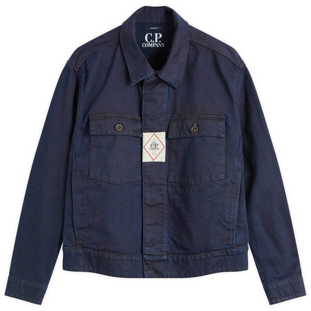 Plated Denim Work Jacket