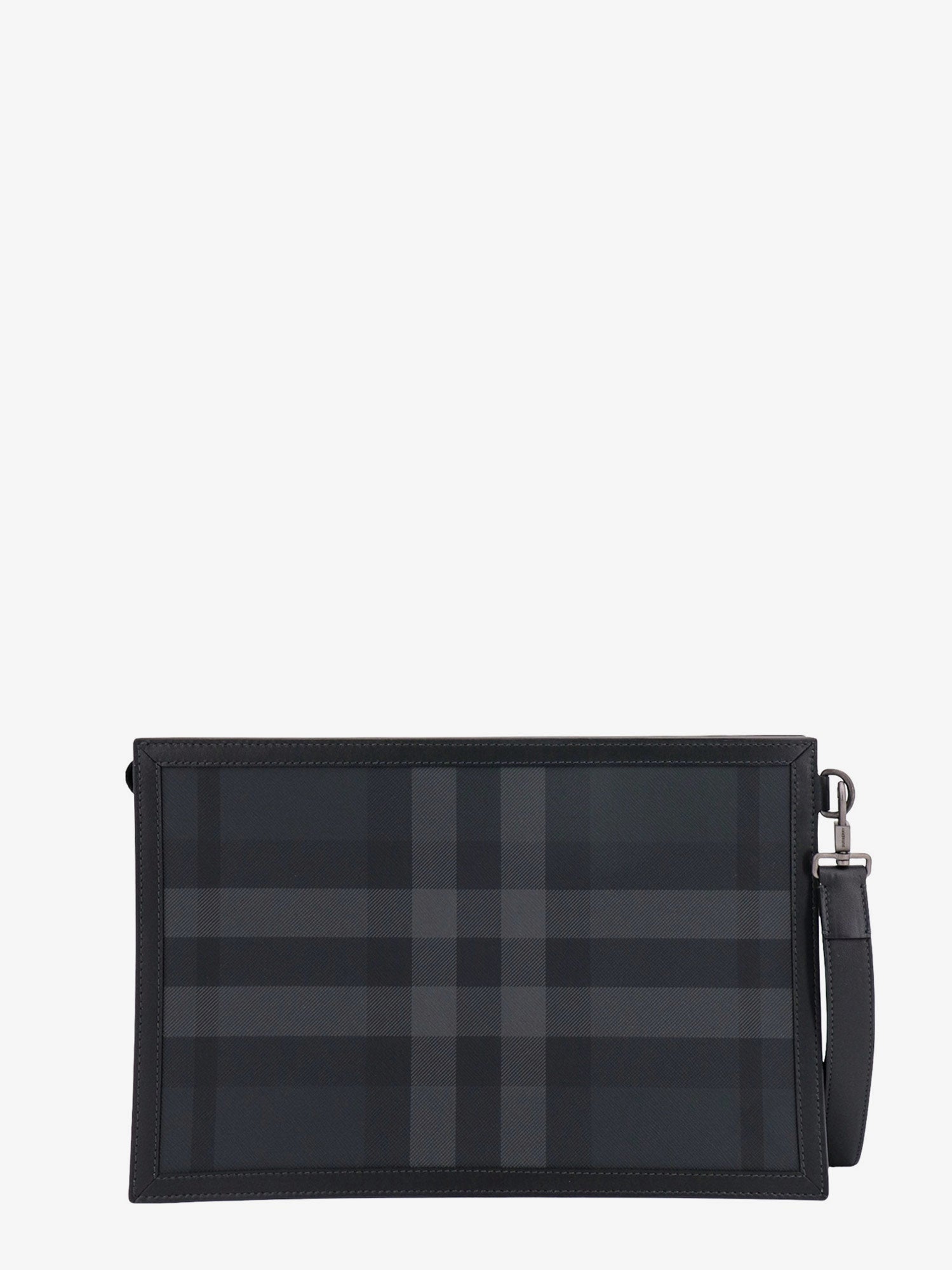 Дамска чанта Burberry Burberry Check Clutch Черно | 8070205A1208, 1