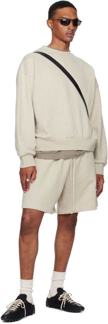 Суитчър Fear of God ESSENTIALS Classic Fit Fleece Crewneck Sweatshirt Бежово | 192SP252042F, 3