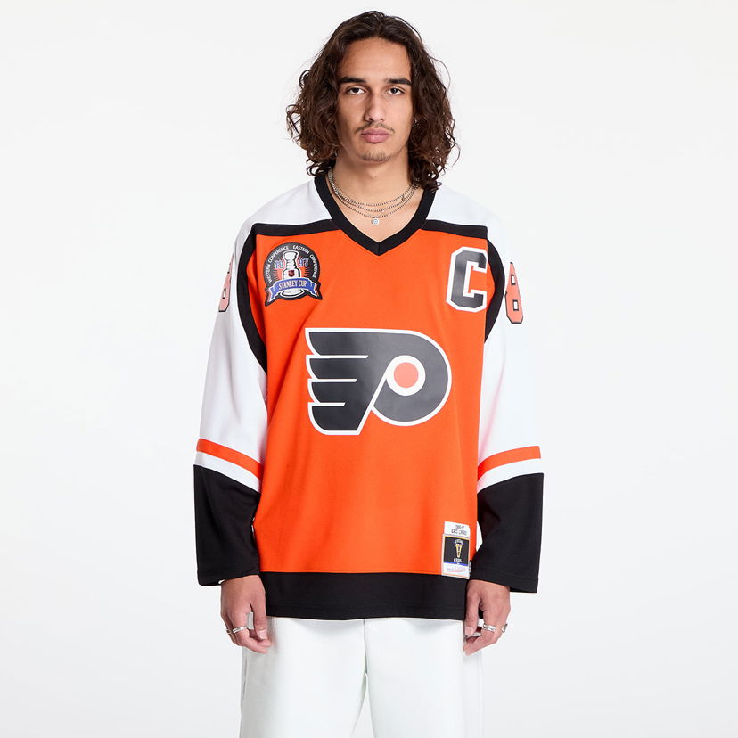 Фланелка Mitchell & Ness Philadelphia Flyers 88 Eric Lindros NHL Dark Jersey Orange Оранжево
 | RJY75583 Orange