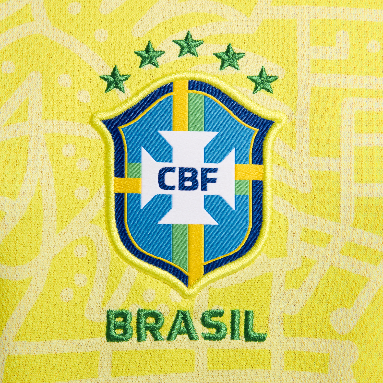 Фланелка Nike Dri-FIT Replica Brazil 2024/25 Stadium Жълто | FJ4334-706, 1