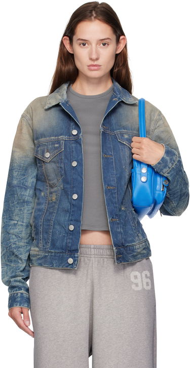 Яке Acne Studios Acne Studios Distressed Denim Jacket Синьо | C90196-, 0