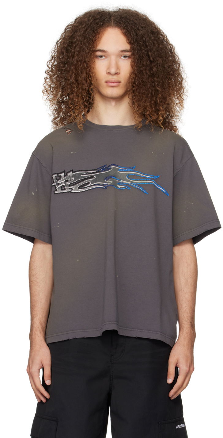 Тениска We11done Printed T-Shirt Сиво | WD-TT0-24-751-U-CH, 0