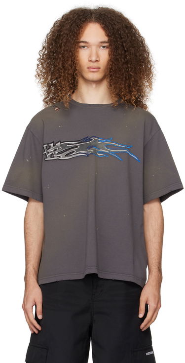 Тениска We11done Printed T-Shirt Сиво | WD-TT0-24-751-U-CH, 0
