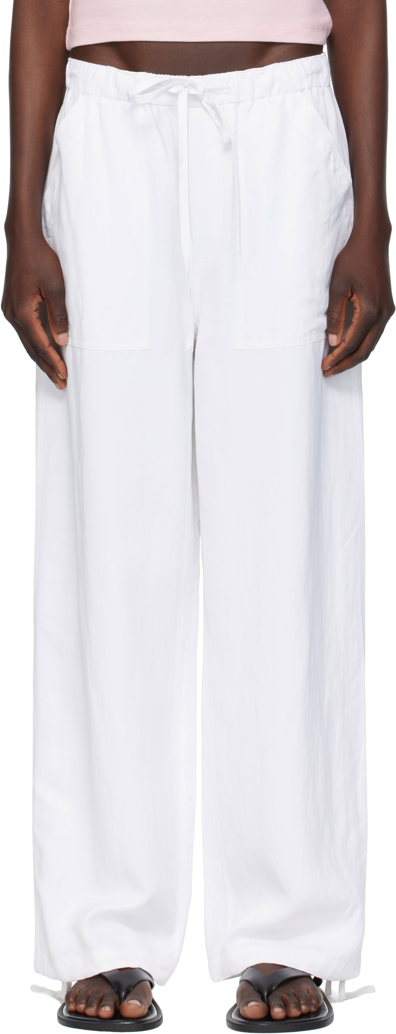 Панталони rag & bone rag & bone Adina Beach Trousers Бяло | WAW25P70082908, 0