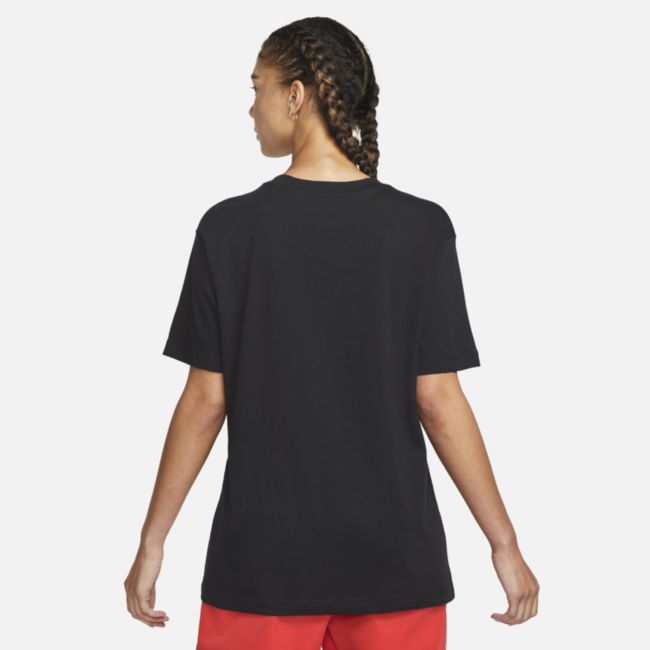 Тениска Nike Liverpool F.C. Swoosh  Football T-Shirt Черно | DM8645-010, 1