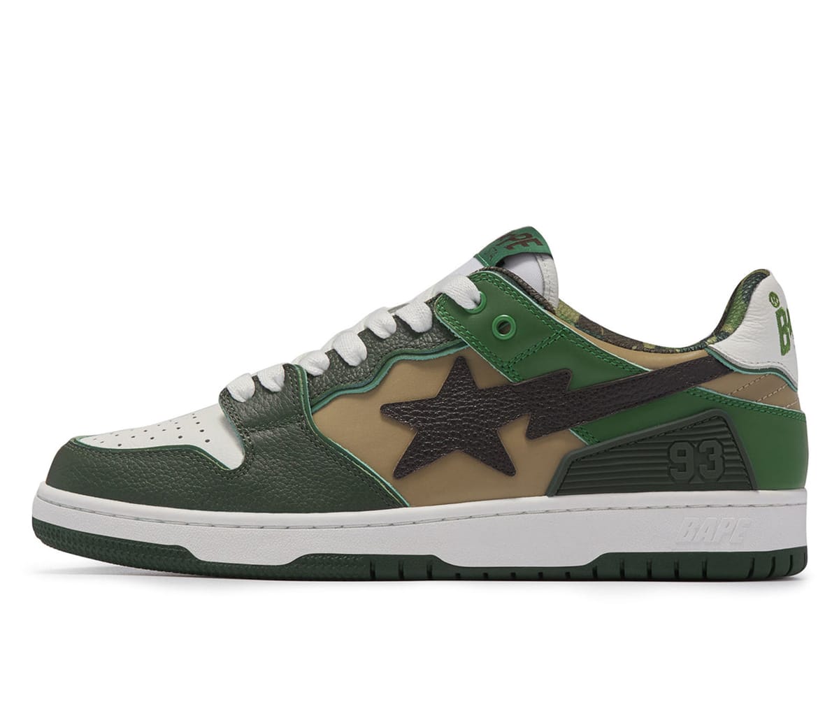 Кецове и обувки BAPE Bape SK8 Sta Зелено | 1I30-191-006, 0