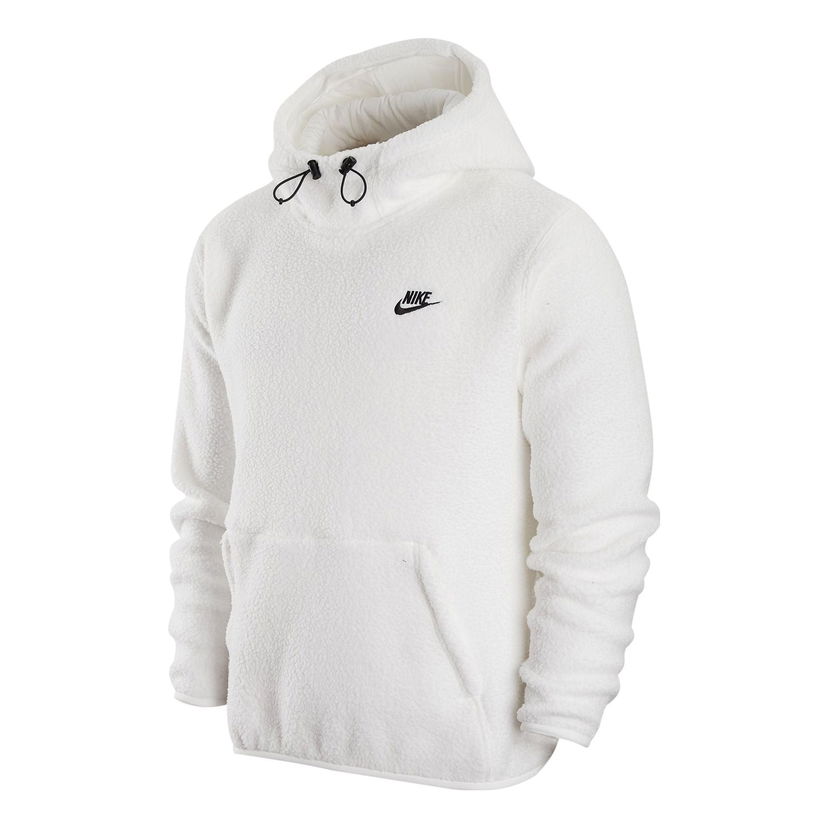 Суитчър Nike Sport Logo Drawstring Hoodie Бяло | DV8155-100