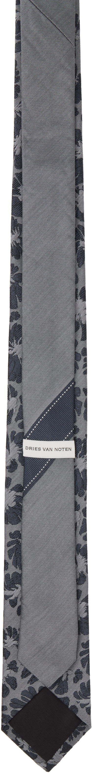 Колани Dries Van Noten Dries Van Noten Jacquard Silk Tie Кафяво | 251-021600-1901, 2