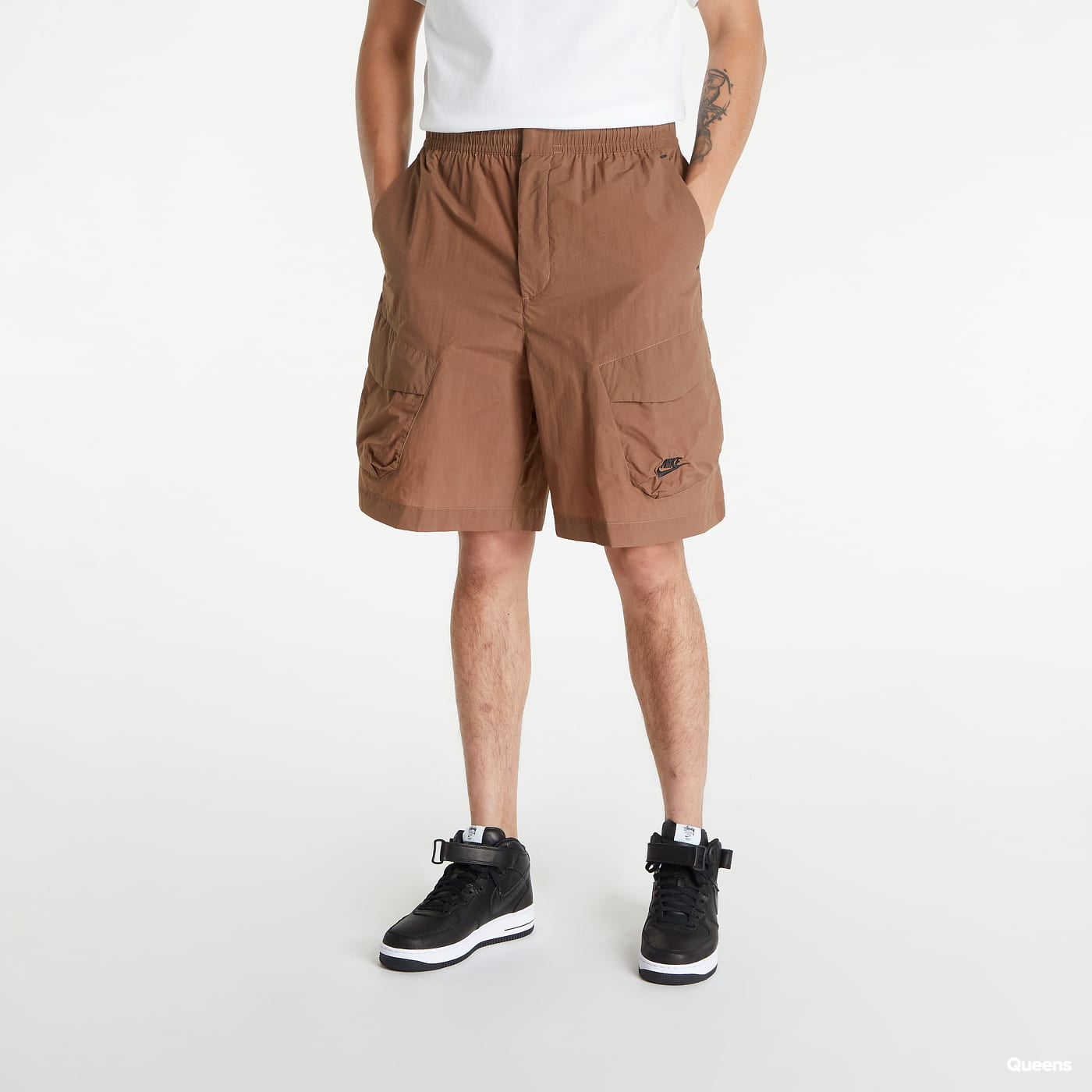 Къси панталони Nike Sportswear Tech Essentials Кафяво | DM6484-256, 0