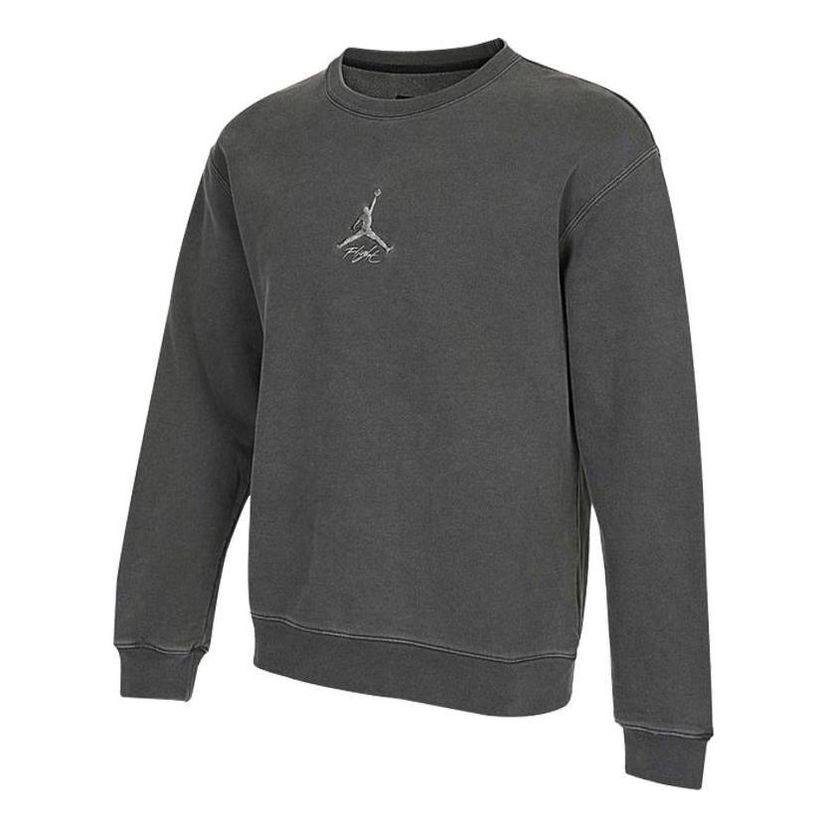 Пуловер Jordan Air Jordan Embroidered Logo Fleece Sweatshirt Сиво | DO2308-011