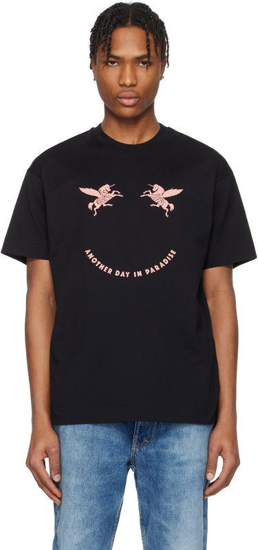 Тениска Givenchy Givenchy Unicorns T-Shirt Черно | BM71MG3YQ7001, 0