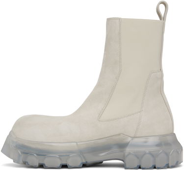 Кецове и обувки Rick Owens Rick Owens Hollywood Beatle Bozo Tractor Chelsea Boots Бяло | RU01E5881 LVS0, 2