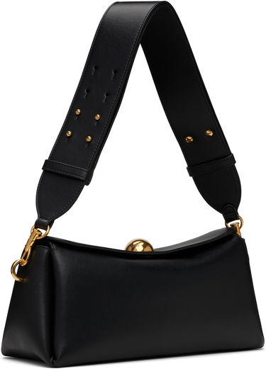 Дамска чанта AMI AMI Paris Leather Carrousel Bag Черно | ULL027.AL0103, 1