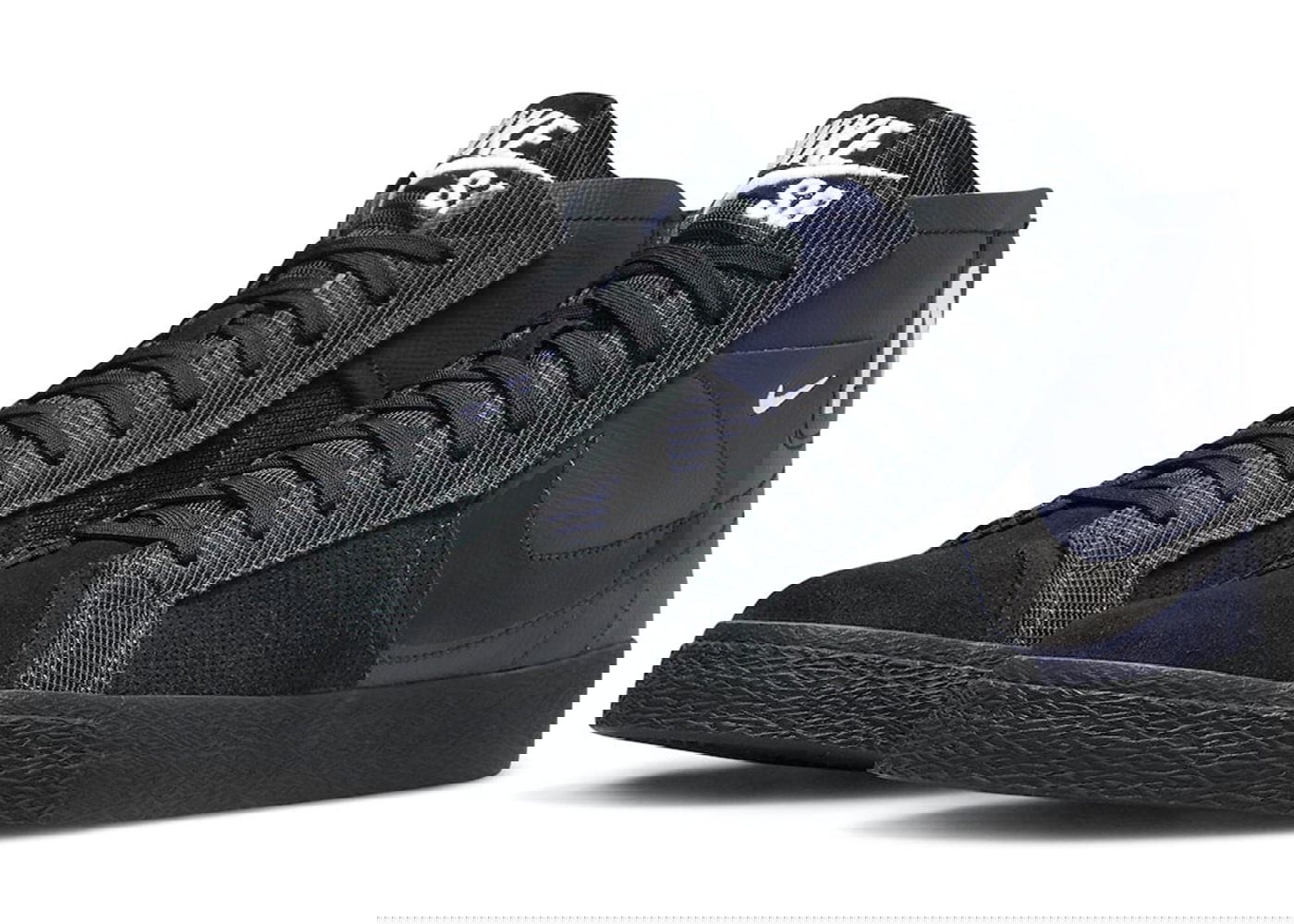 Кецове и обувки Nike SB SB Zoom Blazer Mid Premium Deconstructed Midnight Navy Тъмно синьо | FD5113-400, 1