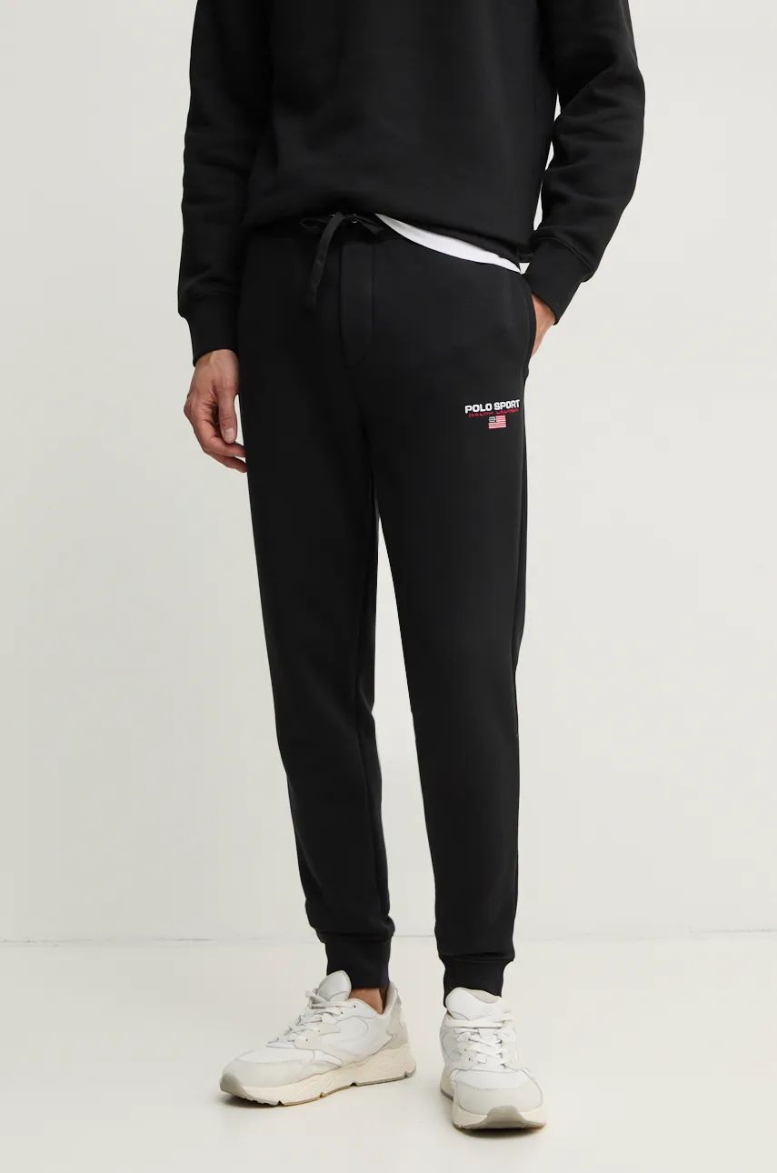 Спортни панталони Polo by Ralph Lauren Black Fleece Jogger Sweatpants Черно | 710949930, 0