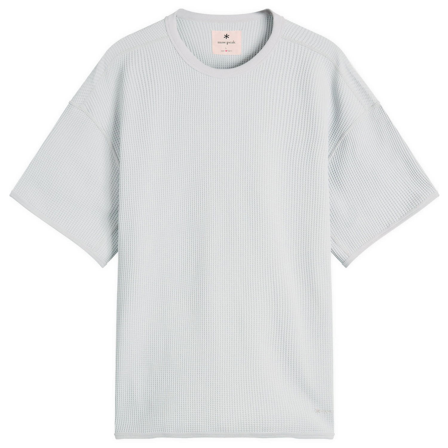 Тениска Snow Peak Dry Waffle T-Shirt, Size Large Сиво | TS-25SU004-LG, 1