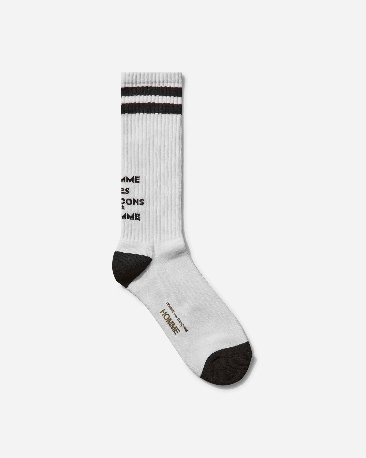 Чорапи Comme des Garçons Logo Crew Socks Бяло | HO-K502-051 002, 1