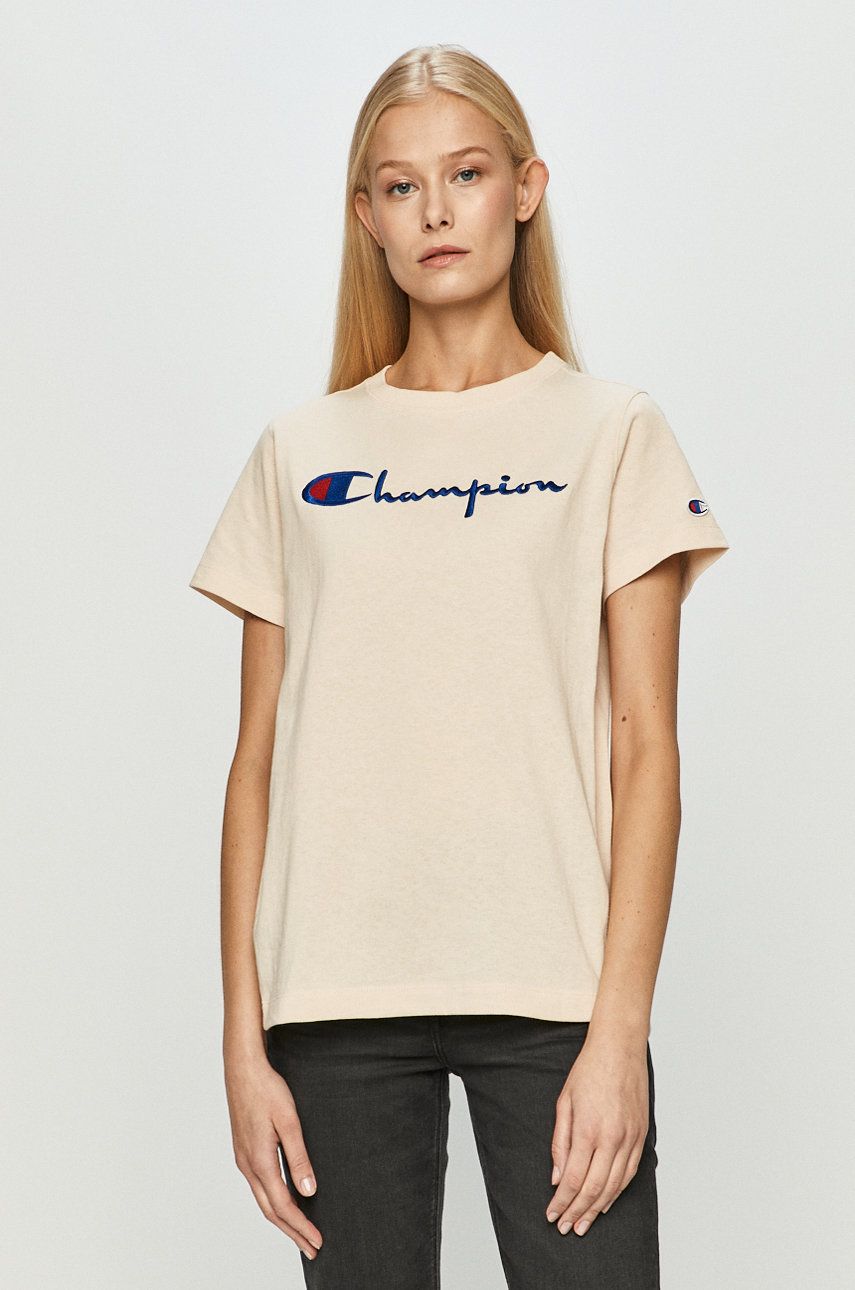 Тениска Champion T-shirt Бежово | 110992., 0